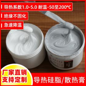 耐高溫CPU顯卡LED燈導(dǎo)熱硅脂 電源電子元器件涂覆散熱膏 白/灰色